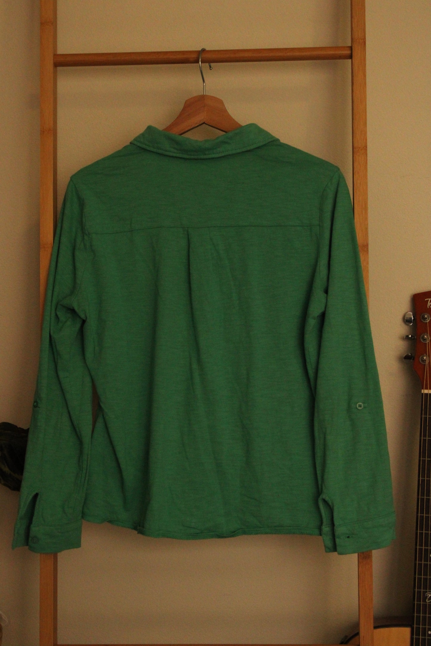 WoolOvers Green Long-Sleeve